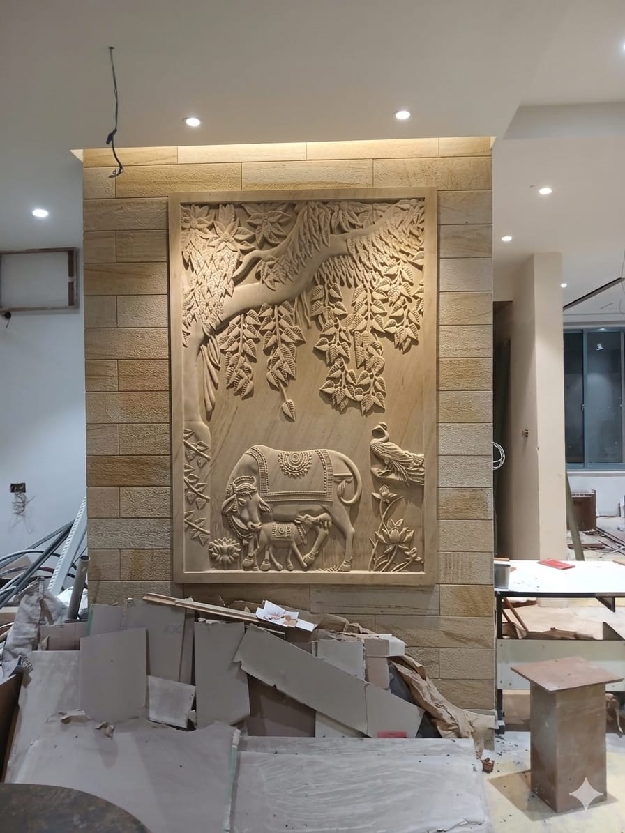 Stone Wall Mural Design #03