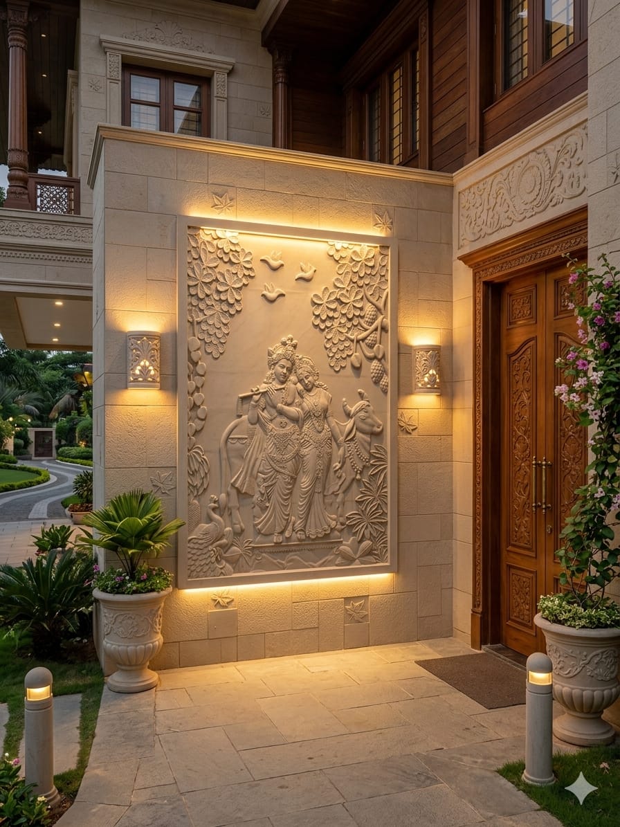 Stone Wall Mural Design #08