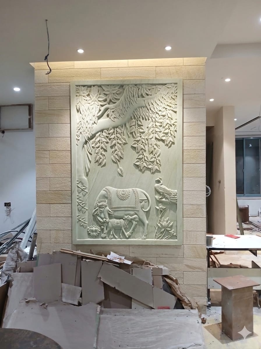Stone Wall Mural Design #19